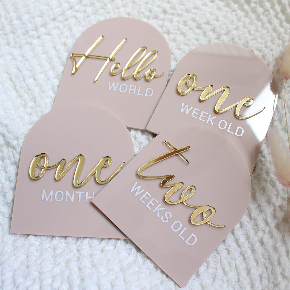 Acrylic Arch Milestones