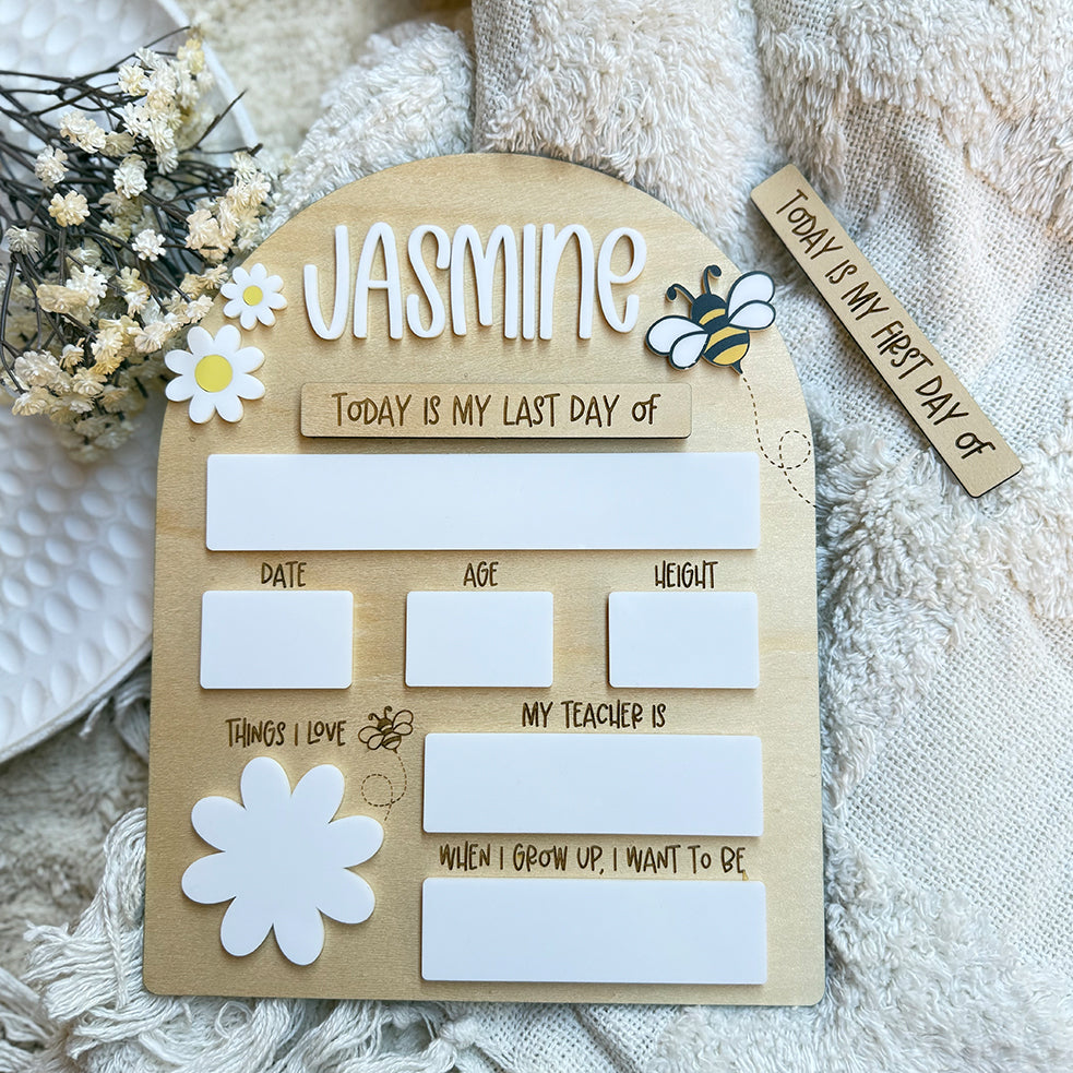 Bumblebee Interchangeable School Board