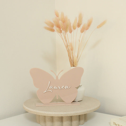 Butterfly Name Plaque (Style 2)
