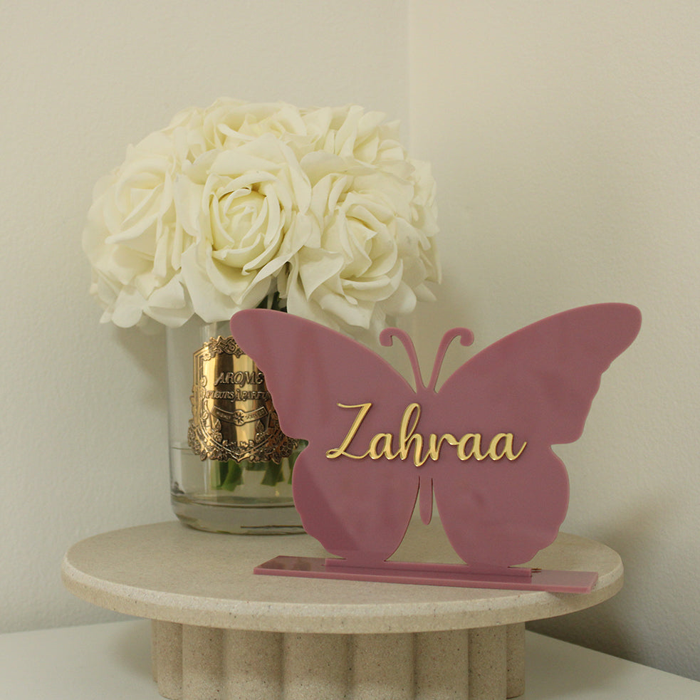 Butterfly Name Plaque (Style 1)
