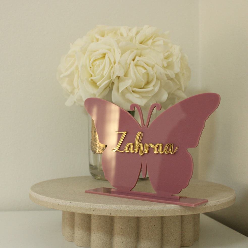 Butterfly Name Plaque (Style 1)