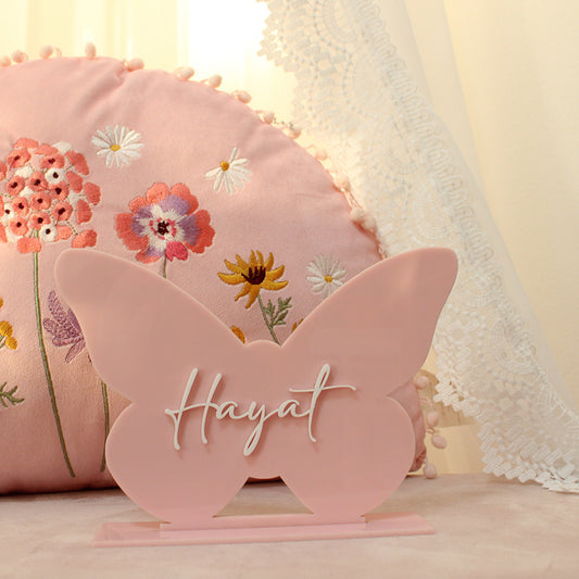 Butterfly Name Plaque (Style 3)