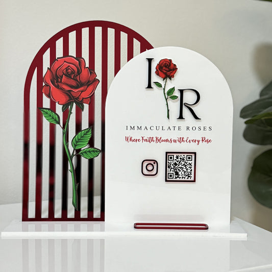 Double Arch Business Plaque