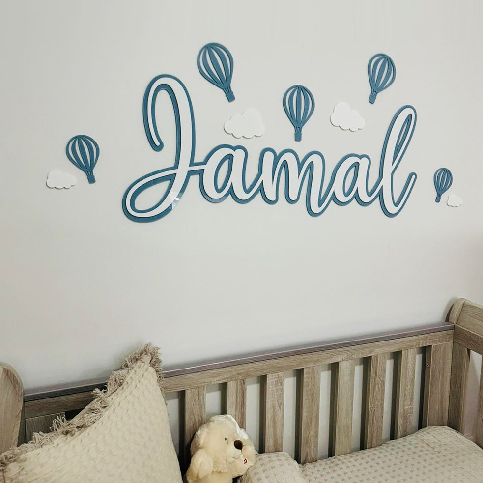 Double Layered Name Plaque