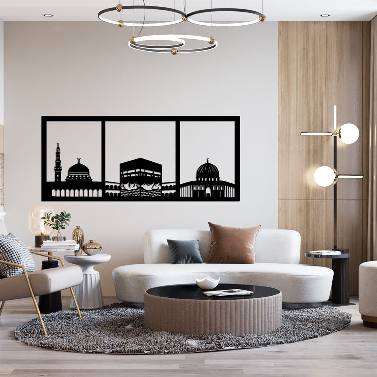 Madina, Kaabah & Masjid Al Aksa