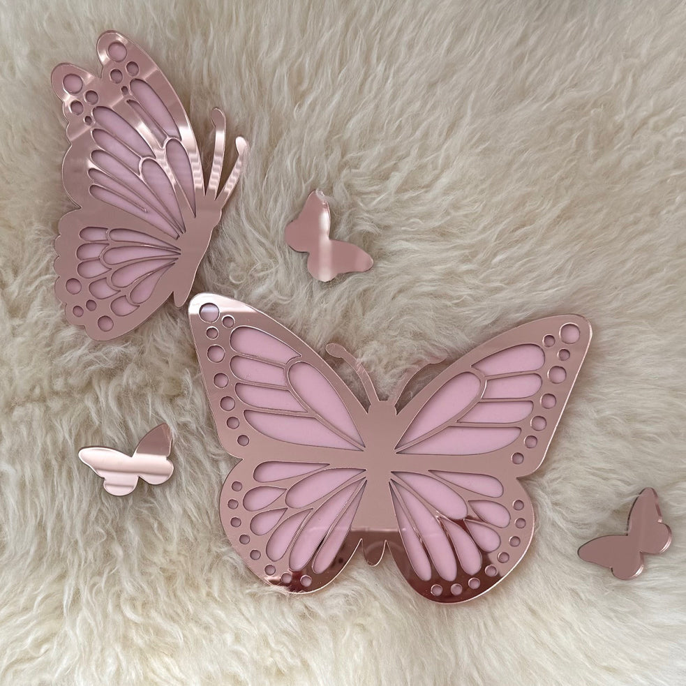 Layered Acrylic Butterflies (Large)
