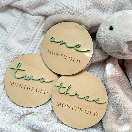 Natural Round Milestones