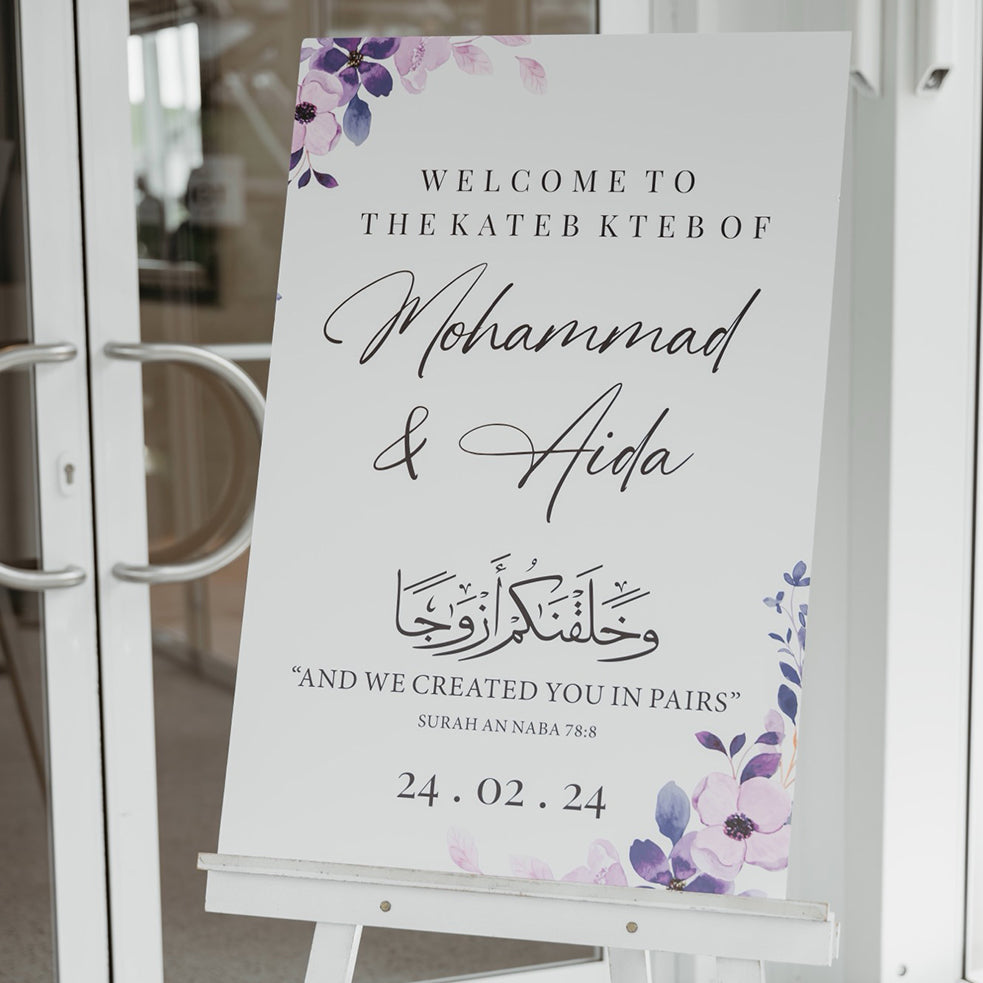 Printed Welcome Signs