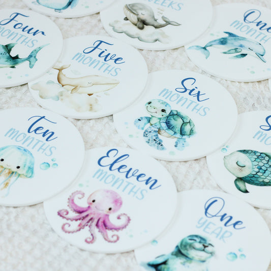 Under the Sea Milestone Set