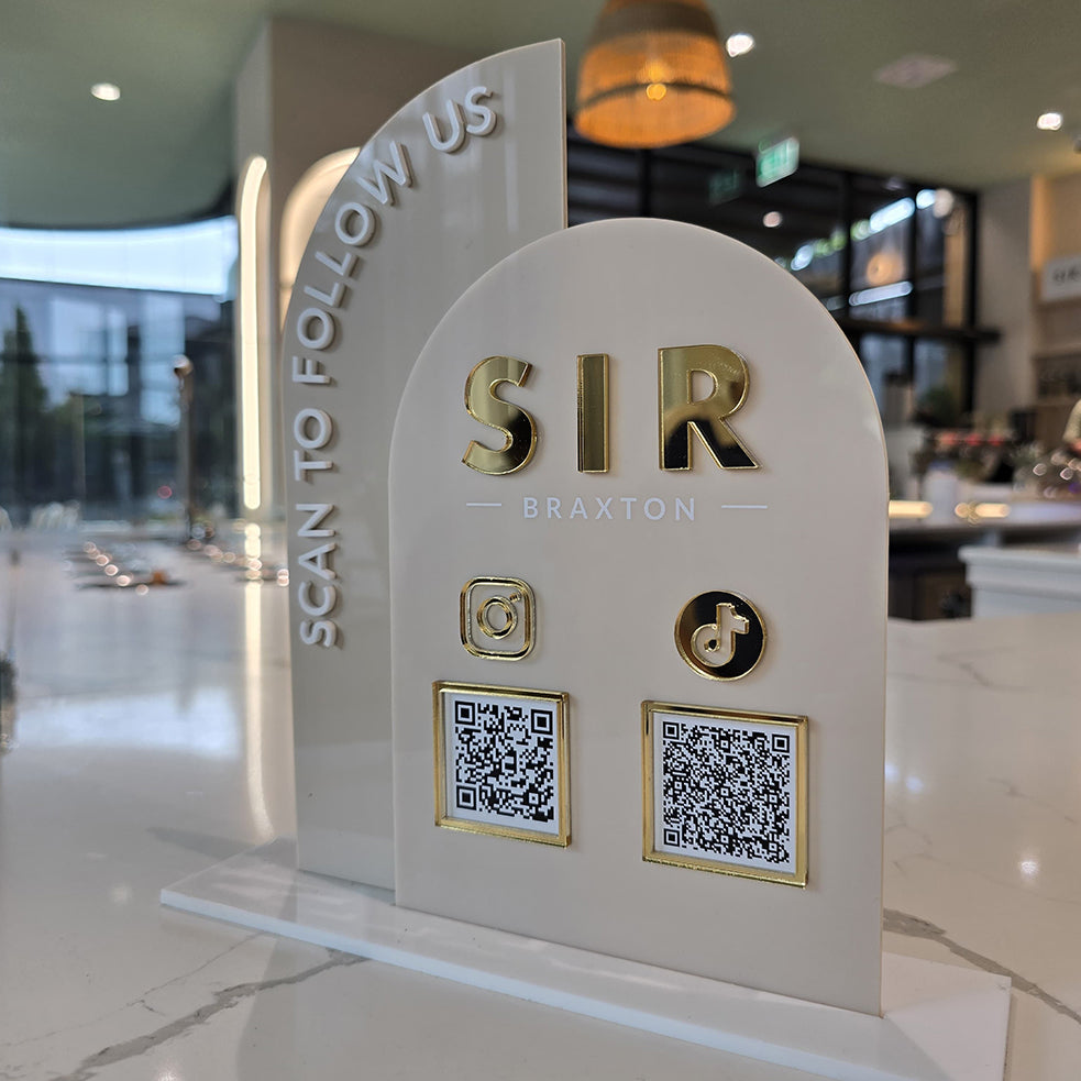 Semi Arch Business Plaque