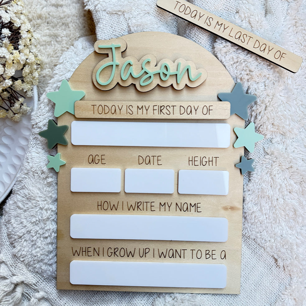 Star Interchangeable School Board