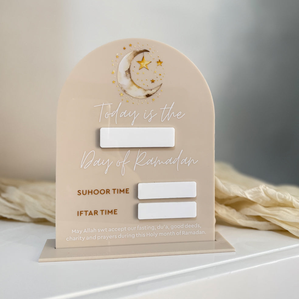 Ramadan Countdown Acrylic Plaque