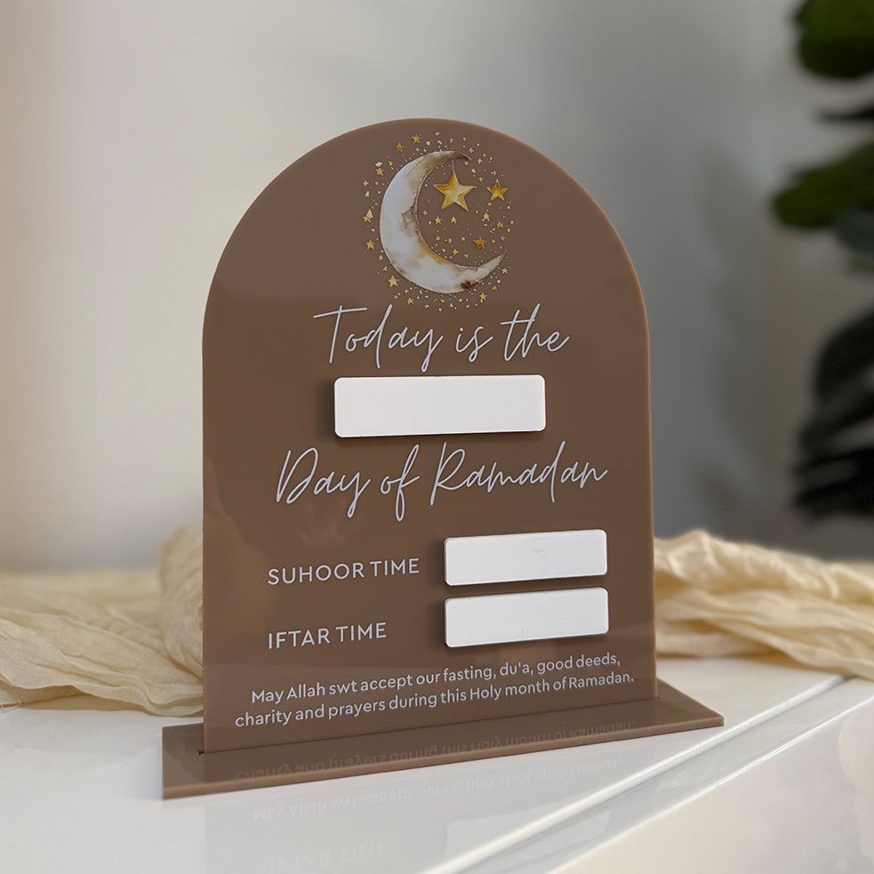 Ramadan Countdown Acrylic Plaque
