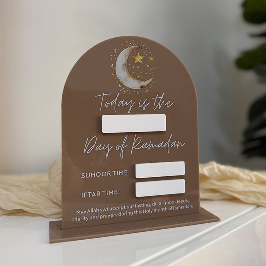 Ramadan Countdown Acrylic Plaque