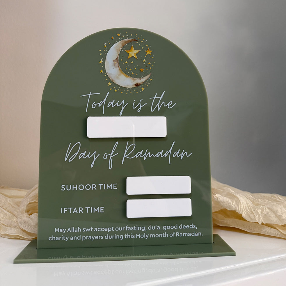 Ramadan Countdown Acrylic Plaque