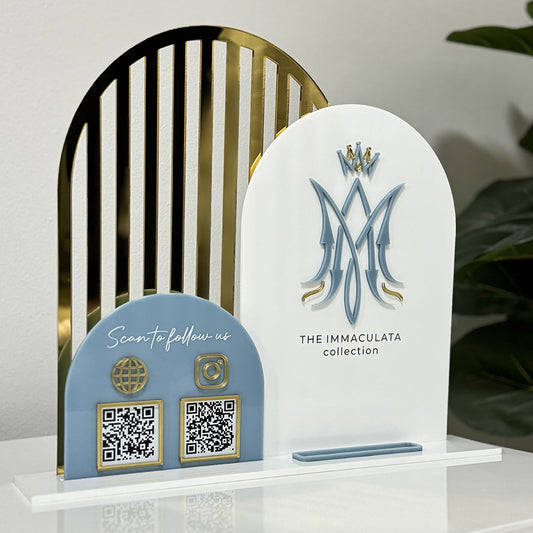 Triple Arch Business Plaque