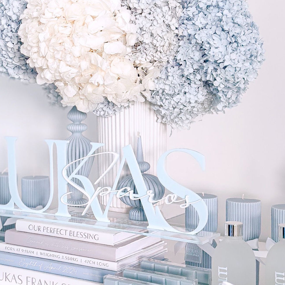 Two Name Freestanding Sign