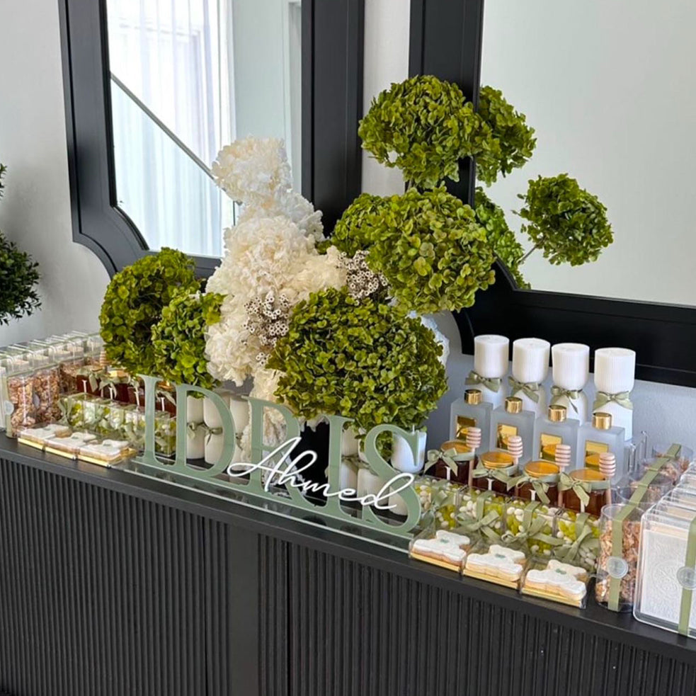 Two Name Freestanding Sign