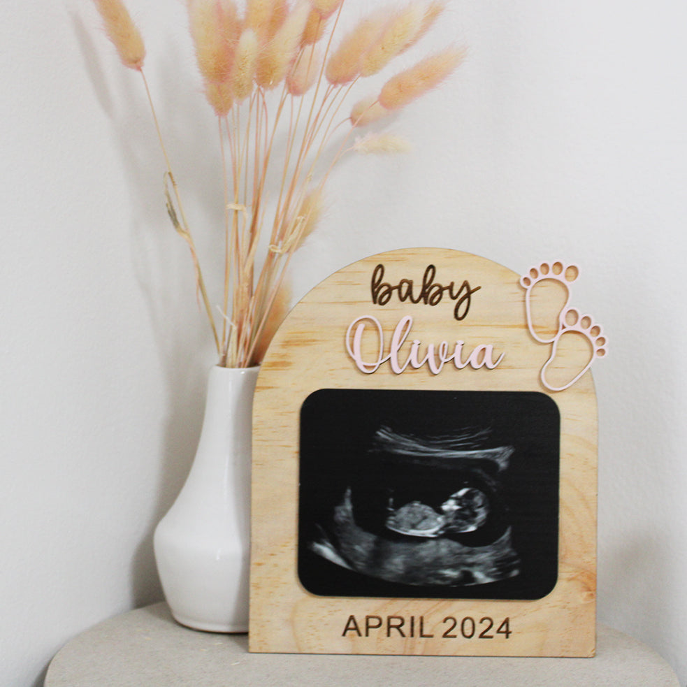 Ultrasound Announcement Plaque