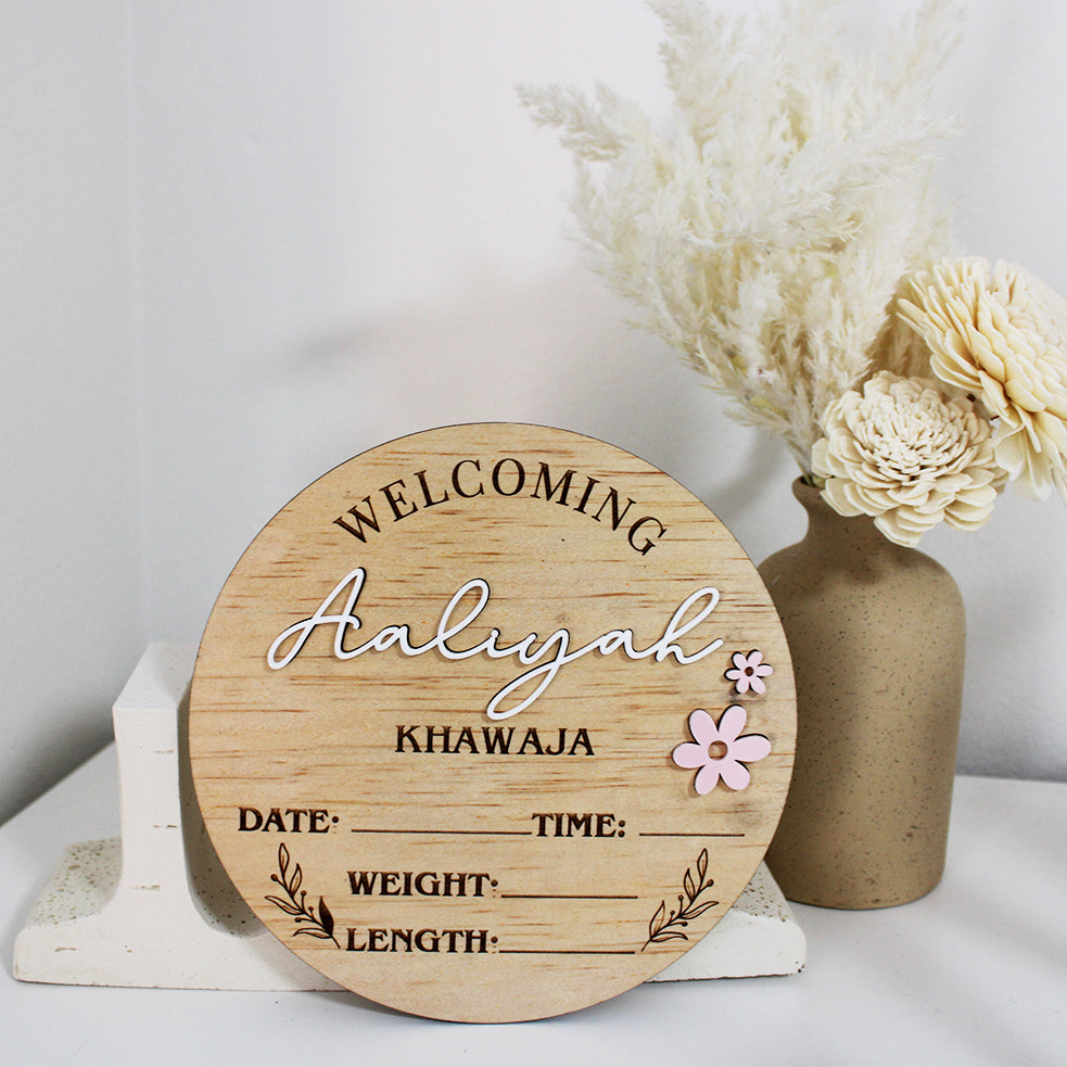 Welcoming Birth Detail Plaque