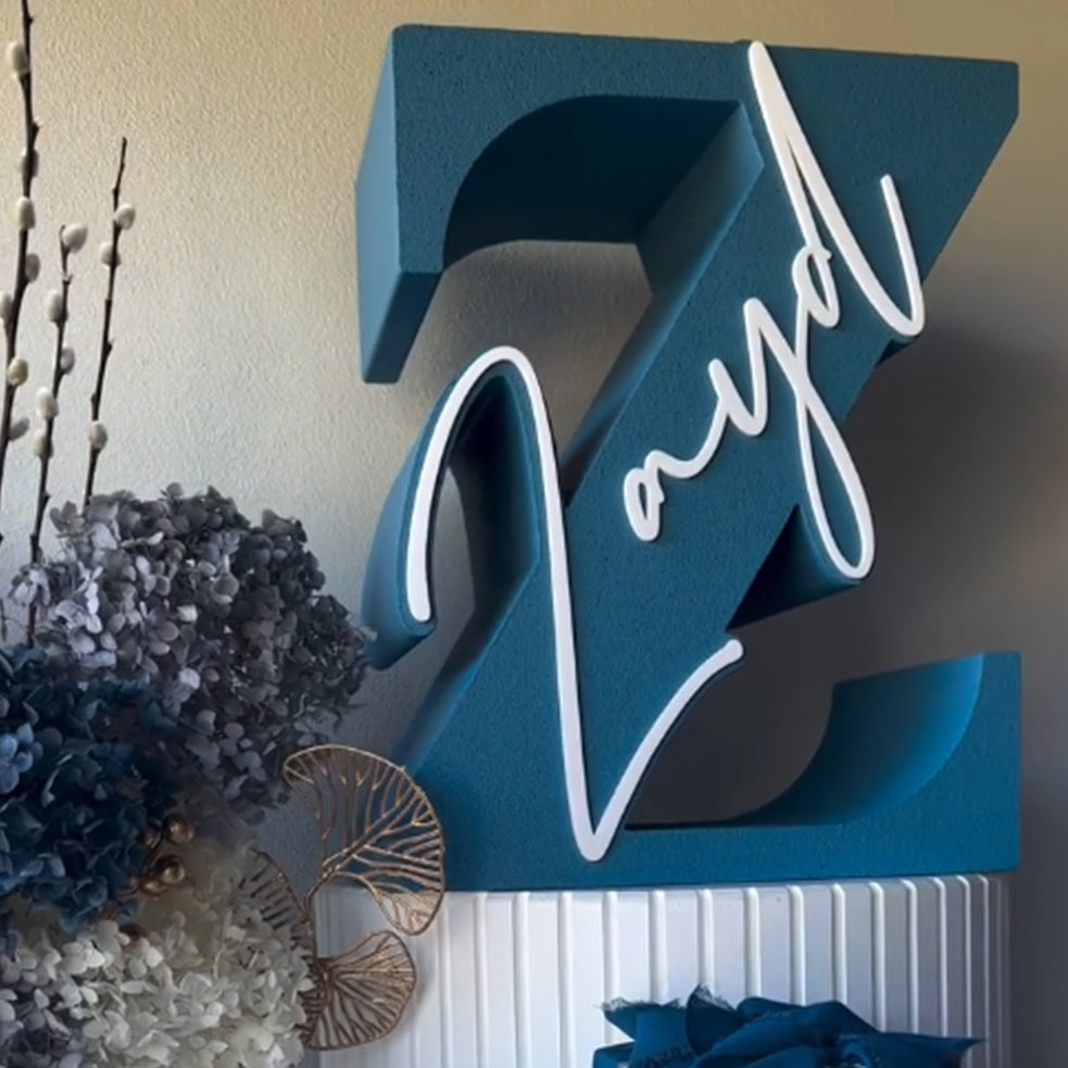 Freestanding Foam Letters